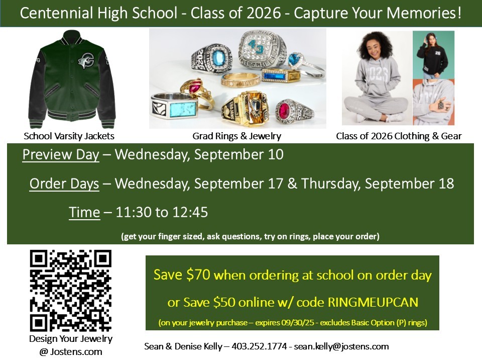 Centennial HS Class of 2026 Grad Event Info